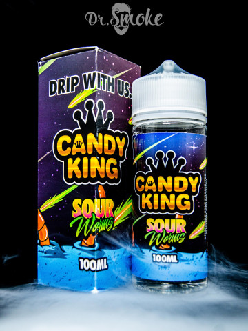Рідина Candy King Sour Worms (Shortfill)
