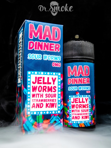 Рідина Mad Dinner Sour Worms (100ml)