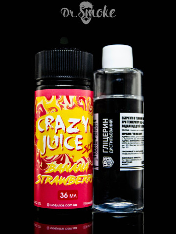 Набір для змішування Crazy Juice Banana Strawberry