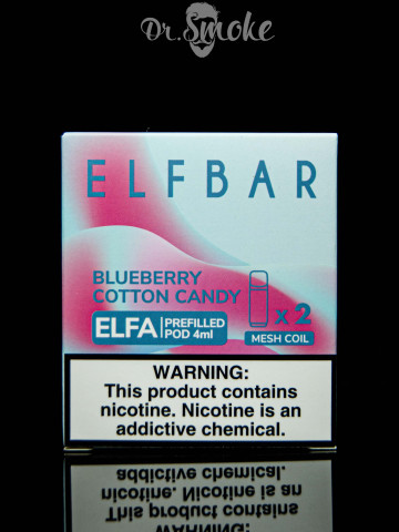 Купить - Elf Bar Elfa (картридж) Blueberry Cotton Candy 5%