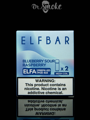 Картриджі ELFA Elf Bar Elfa (картридж) Blueberry Sour Raspberry 5%