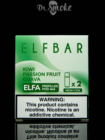 Купить - Elf Bar Elfa (картридж) Kiwi Passion Fruit Guava 5%