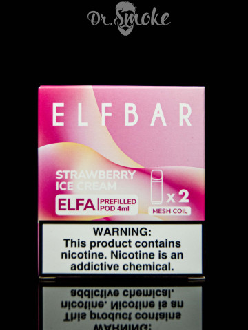 Картриджи ELFA Elf Bar Elfa (картридж) Strawberry Ice Cream 5%