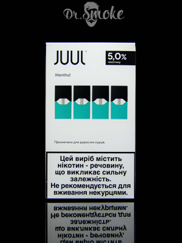 Купить - JUUL PODS (картридж) - Menthol 5% (UA оригинал)