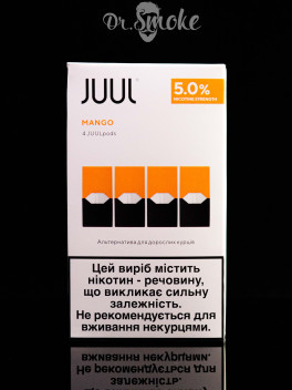JUUL PODS (картридж) - MANGO 5% (UA оригинал)