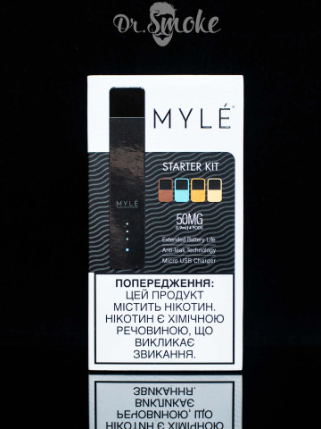 Купить - Myle Vapor Jet Black Myle Starter Kit Magnetic Edition