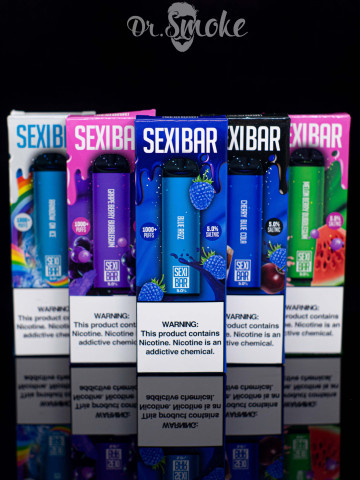 Одноразовий Sexibar Disposable Device 5% 1000 puffs