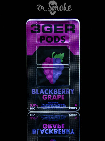 3GER Compatible with JUUL - BLACKBERRY GRAPE
