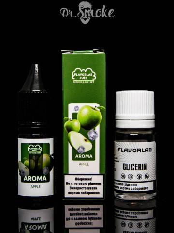 Купить - Набор для смешивания Flavorlab Disposable Puff Salt Apple