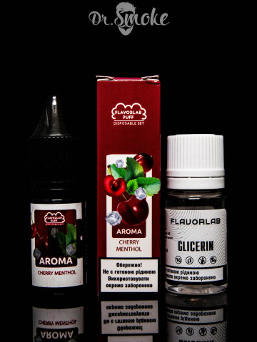 Купить - Набір для змішування Flavorlab Disposable Puff Salt Cherry Menthol