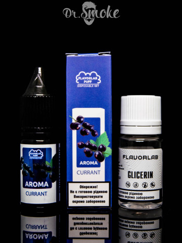 Купить - Набір для змішування Flavorlab Disposable Puff Salt Currant