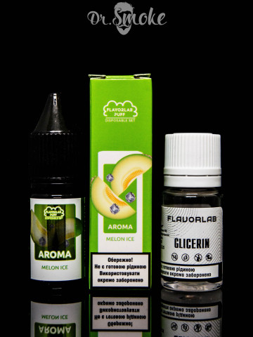 Купить - Набір для змішування Flavorlab Disposable Puff Salt Melon Ice