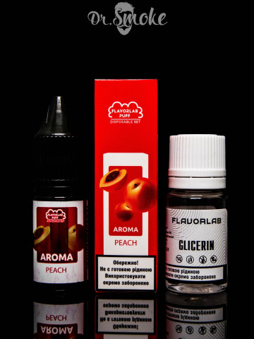 Купить - Набір для змішування Flavorlab Disposable Puff Salt Peach