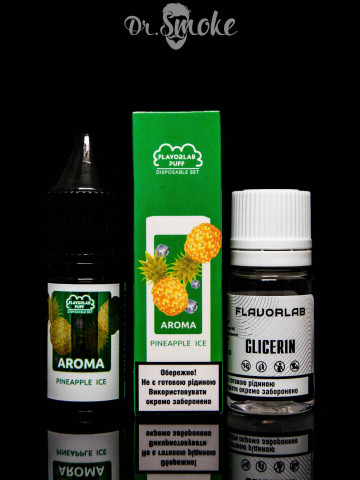 Купить - Набір для змішування Flavorlab Disposable Puff Salt Pineapple Ice