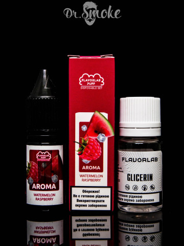 Купить - Набір для змішування Flavorlab Disposable Puff Salt Watermelon Raspberry
