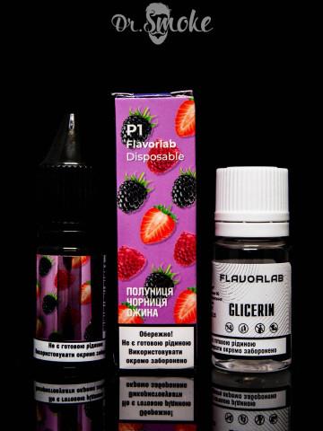 Купить - Набор для смешивания Flavorlab P1 Salt Клубника Черника Ежевика