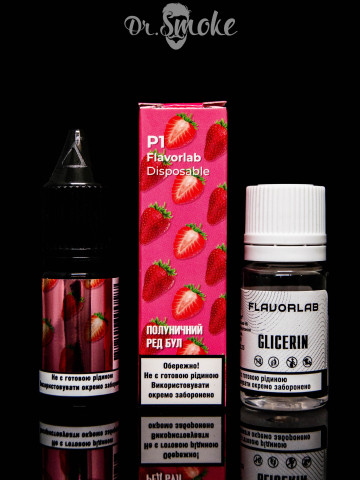 Купить - Набор для смешивания Flavorlab P1 Salt Клубника Ред Булл