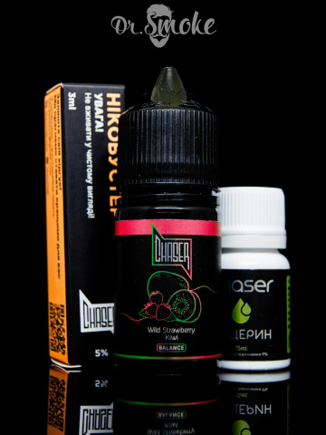 Набор для смешивания Chaser Black Salt Wild Strawberry Kiwi (30ml)