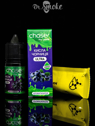 Купить - Набір для змішування Chaser For Pods Salt Кисла Чорниця (30ml)