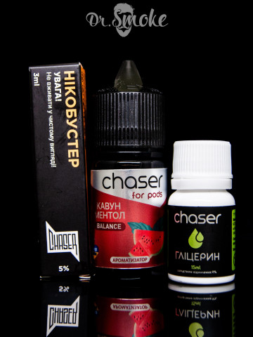 Набор для смешивания Chaser For Pods Salt Арбуз Ментол (30ml)