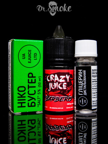 Набір для змішування Crazy Juice Salt Barberis (30ml)