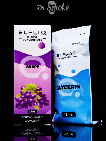 Купить - Набір для змішування Elf Liq Salt Grape