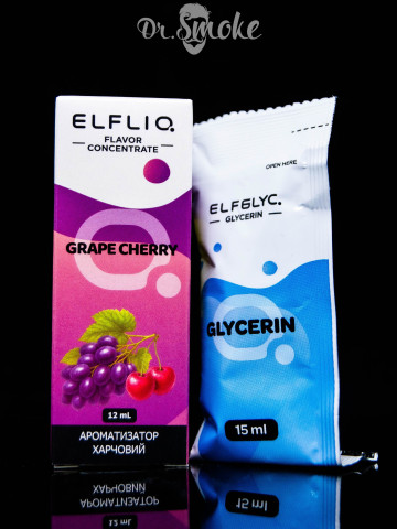 Купить - Набір для змішування Elf Liq Salt Grape Cherry