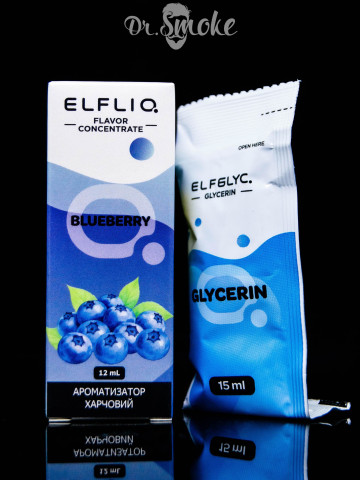 Купить - Набір для змішування Elf Liq Salt Blueberry