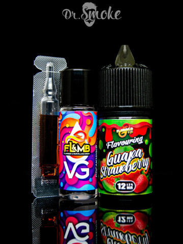 Набір для змішування Flamingo Salt Guava Strawberry (30ml)