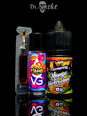 Набір для змішування Flamingo Salt Mango Blackcurrant (30ml)