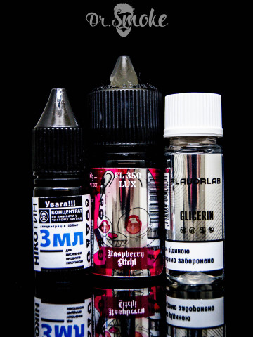Набір для змішування Flavorlab FL350 Lux Salt Raspberry Litchi