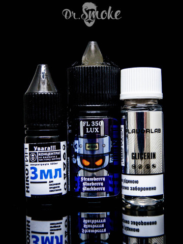 Купить - Набір для змішування Flavorlab FL350 Lux Salt Strawberry Blueberry Blackberry