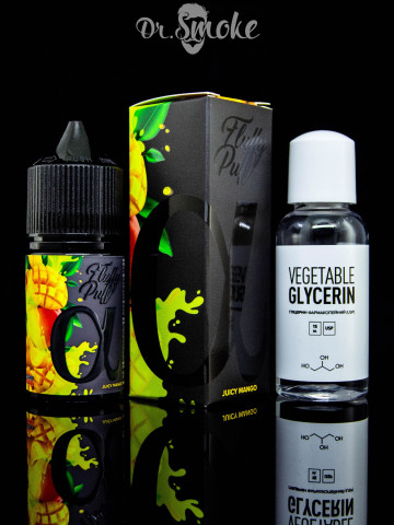 Купить - Набор для смешивания Fluffy Puff Alpha Salt Juicy Mango (30ml)