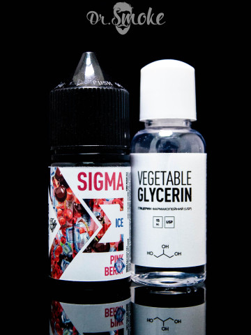 Набор для смешивания Fluffy Puff Sigma Salt Pink Berry Ice (30ml)