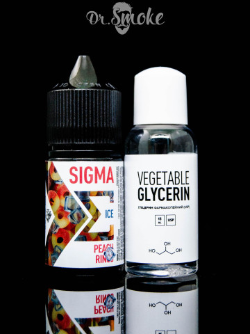 Набір для змішування Fluffy Puff Sigma Salt Peach Rings Ice (30ml)