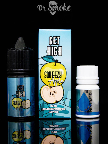Купить - Набір для змішування Get High Salt Squeezy Apple