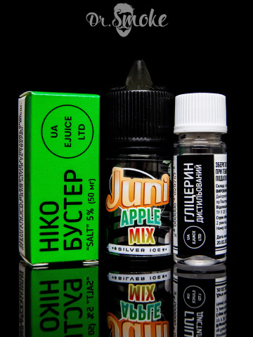 Набір для змішування Juni Silver Ice Salt Apple Mix (30ml)