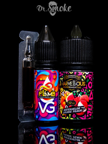 Набор для смешивания Marvellous Experimental Salt Watermelon Lychee Peach (30ml)