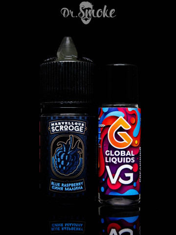 Набір для змішування Marvellous Scrooge Salt Blue Raspberry (30ml)