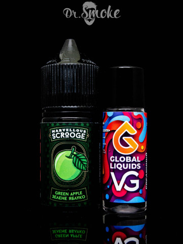 Набір для змішування Marvellous Scrooge Salt Green Apple (30ml)