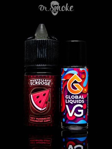 Набір для змішування Marvellous Scrooge Salt Juicy Watermelon (30ml)