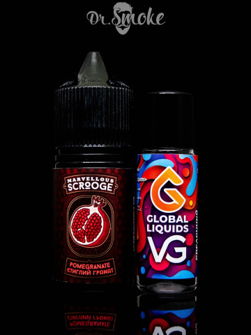 Набір для змішування Marvellous Scrooge Salt Pomegranate (30ml)