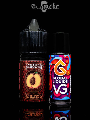 Набор для смешивания Marvellous Scrooge Salt Sweet Peach (30ml)