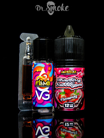 Набір для змішування Marvellous Brew Salt Strawberry Bubblegum (30ml)
