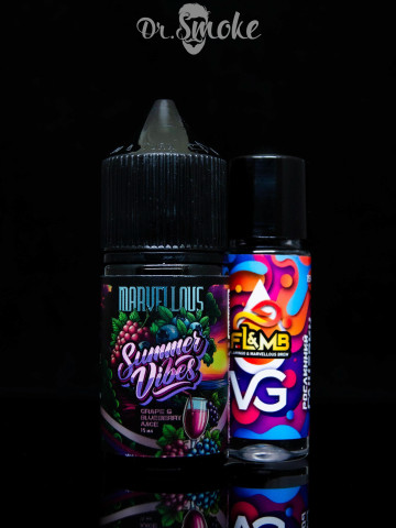 Набір для змішування Marvellous Summer Vibes Salt Grape Blueberry Juice (30ml)