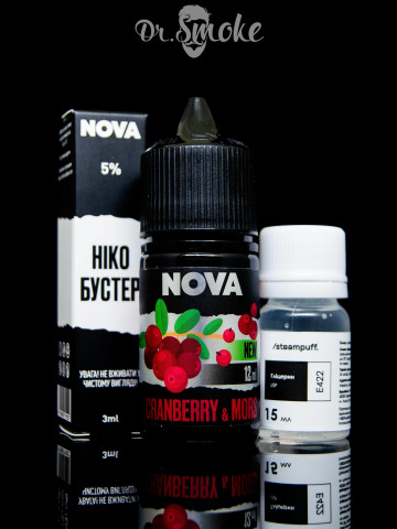 Набір для змішування Nova Salt Cranberry Mors (30ml)