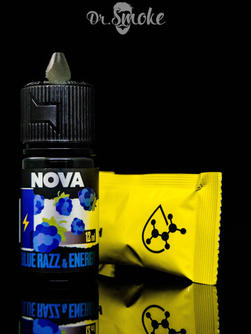 Набор для смешивания Nova Salt Blue Razz Energy (30ml)