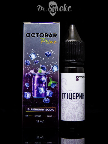 Набор для смешивания Octobar Prime Salt Blueberry Soda