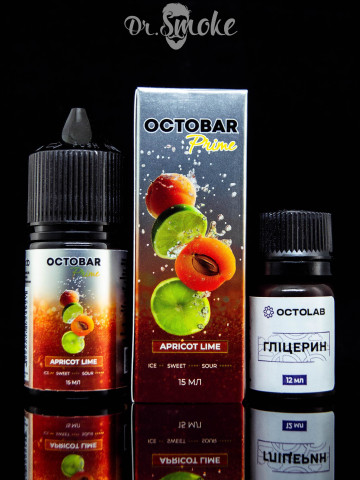 Набір для змішування Octobar Prime Salt Apricot Lime