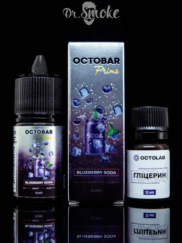 Набір для змішування Octobar Prime Salt Blueberry Soda